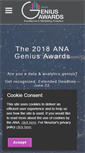 Mobile Screenshot of geniusawards.com